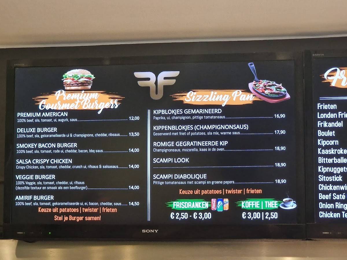 Menu de RIFood