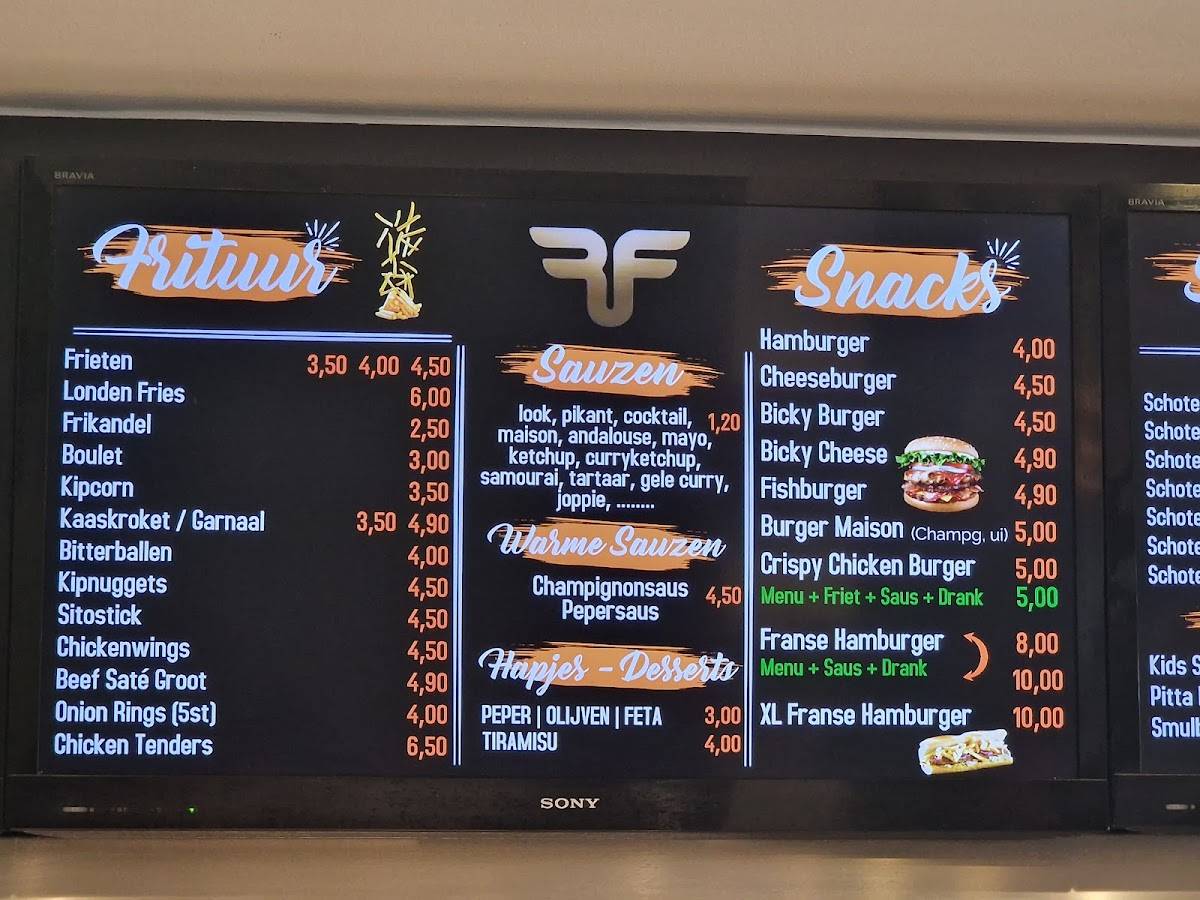 Menu de RIFood