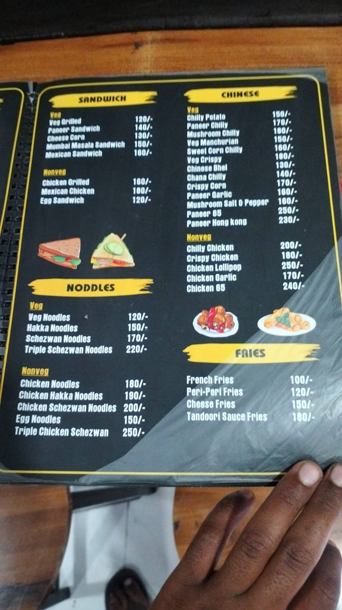 Aksh Cafe menu