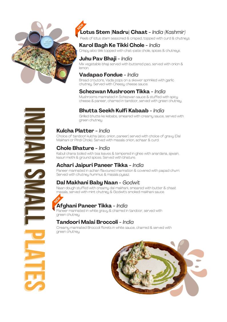Godwit Cafe Best Cafes in Raipur Best Jain food in Raipur Pure Veg restaurant menu