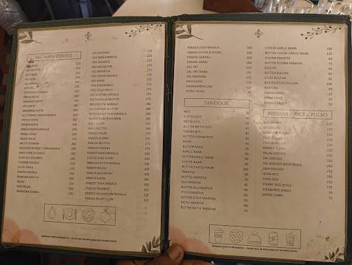 RamKrishna Restaurant menu