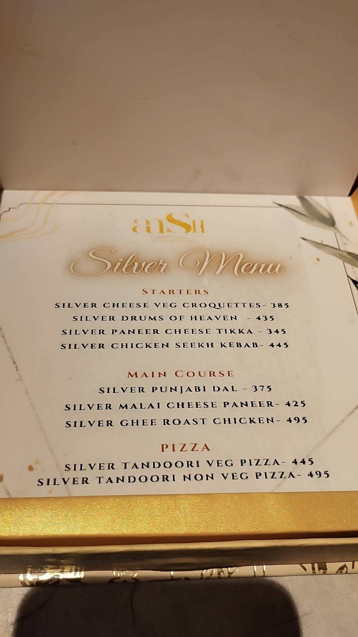 Ansh menu