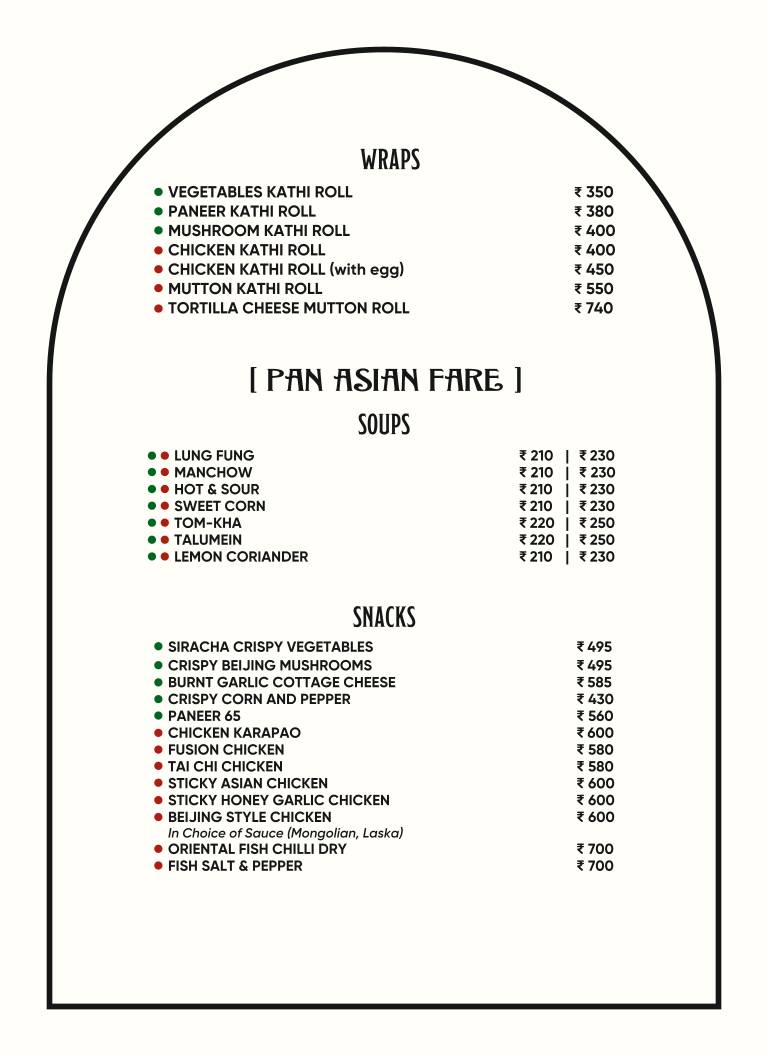 Razzmatazz Cup N Cake menu