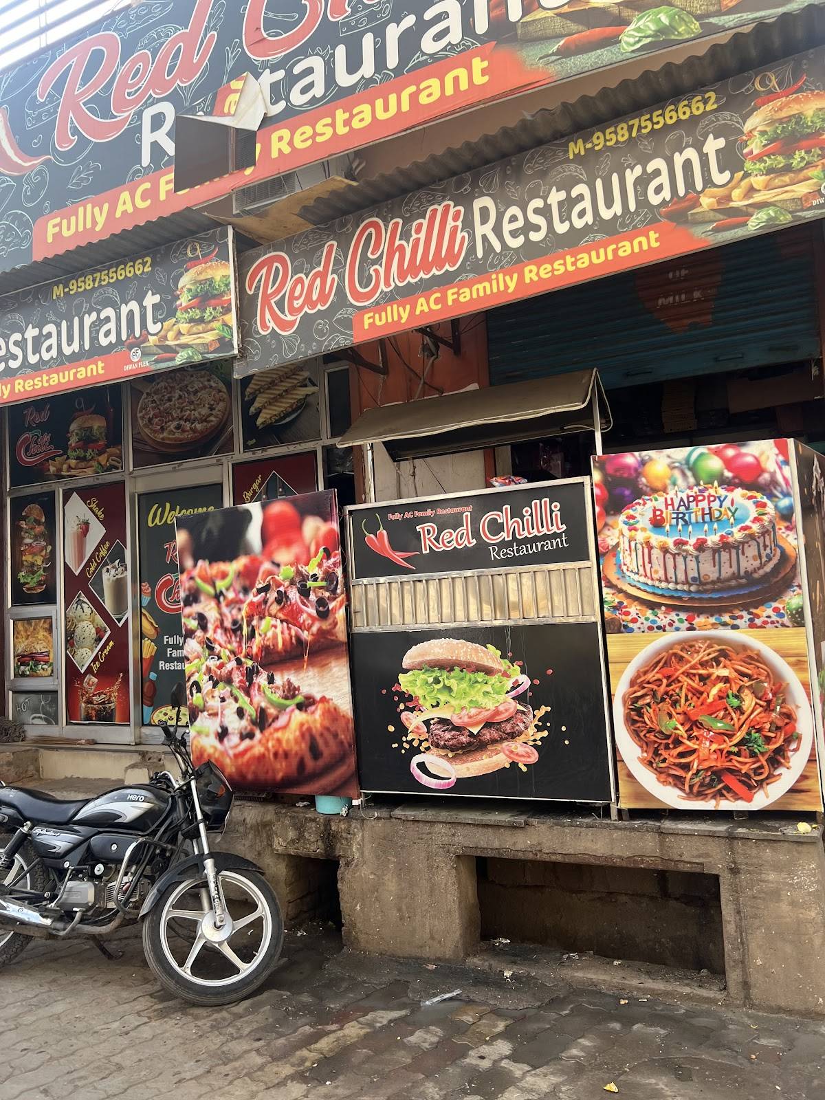 Red chilli restaurant menu