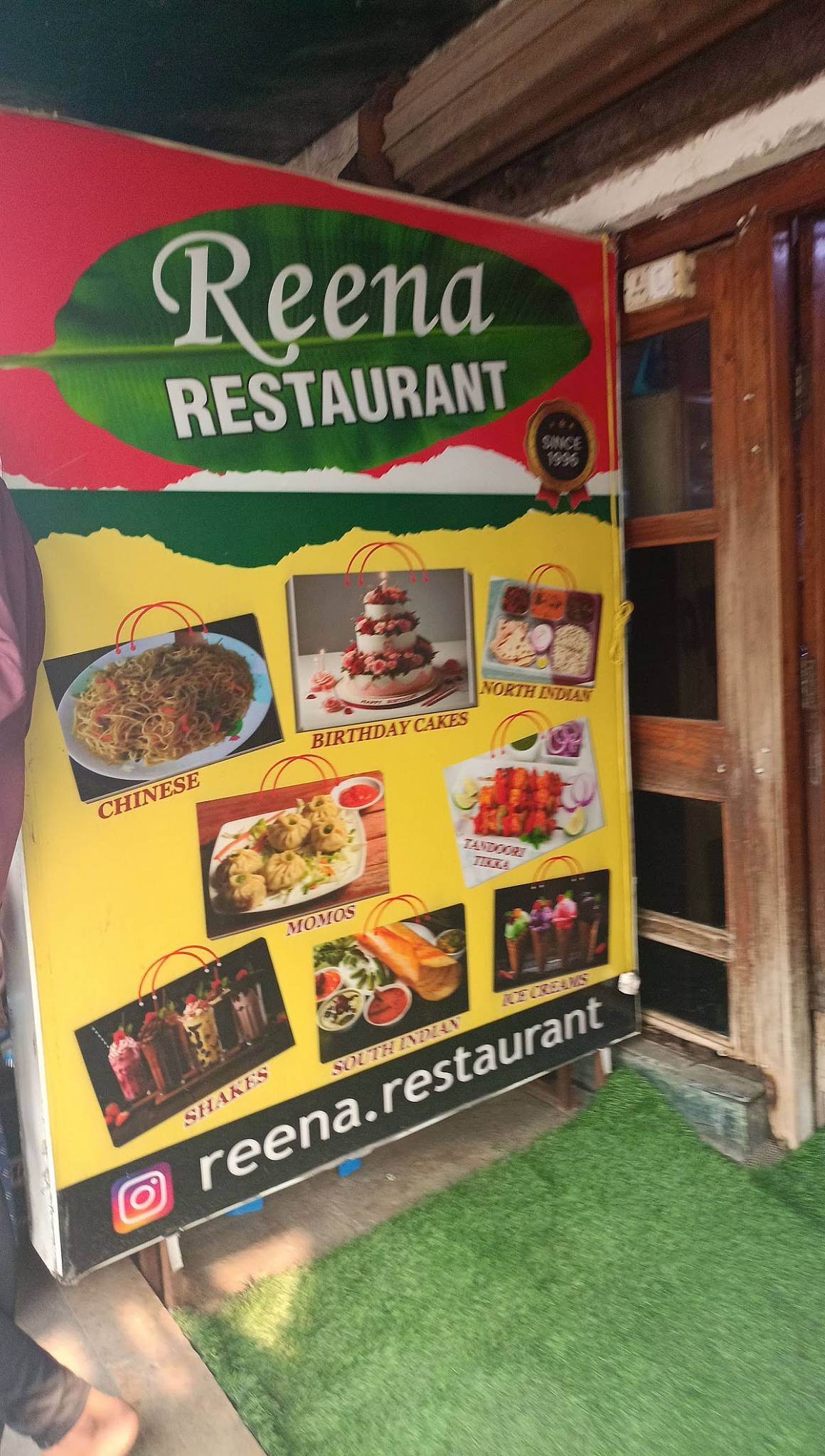 Reena Restaurant menu