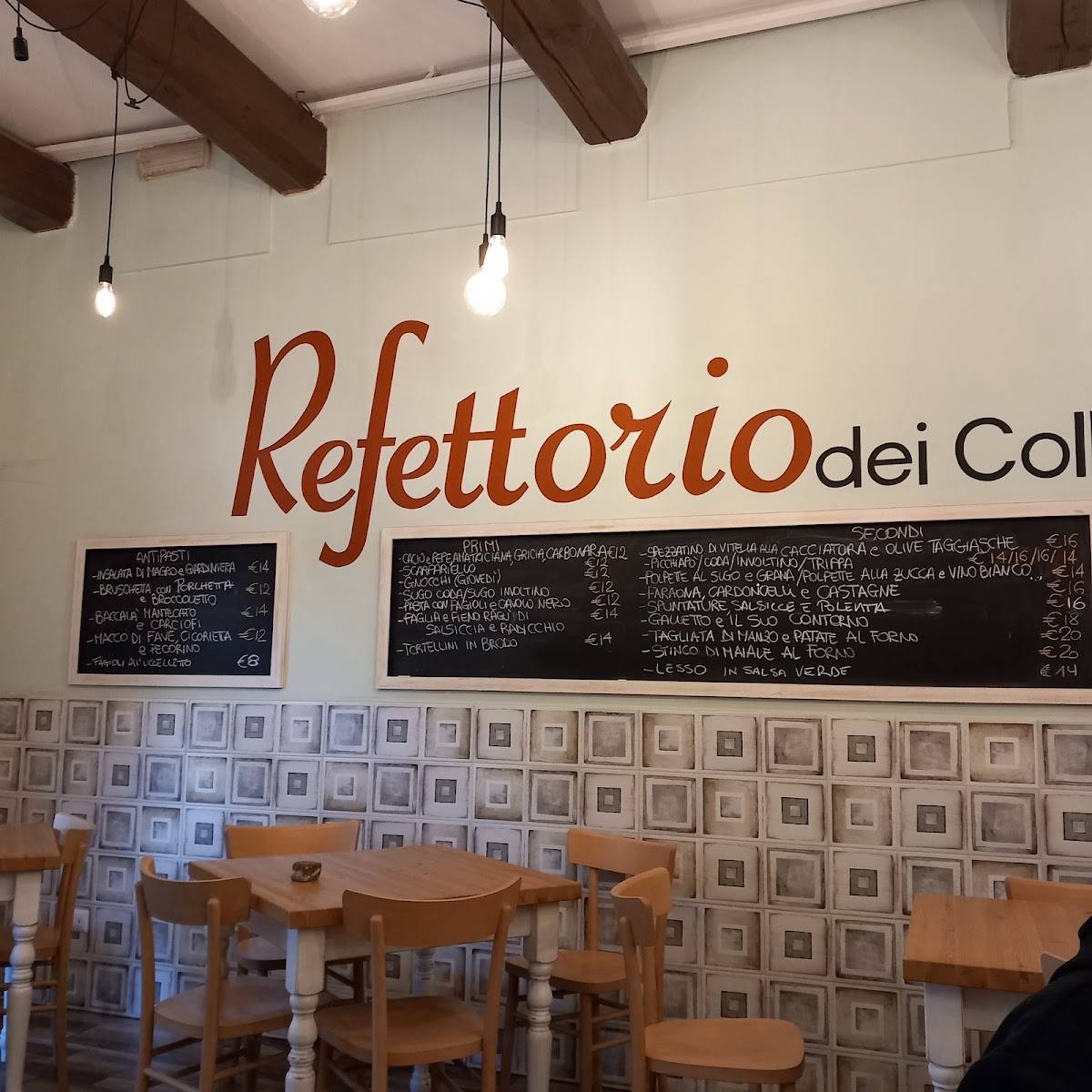 Menu di Refettorio dei Colli OSTERIA 