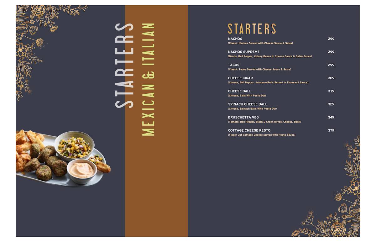 AANGAN GARDEN RESTAURANT menu