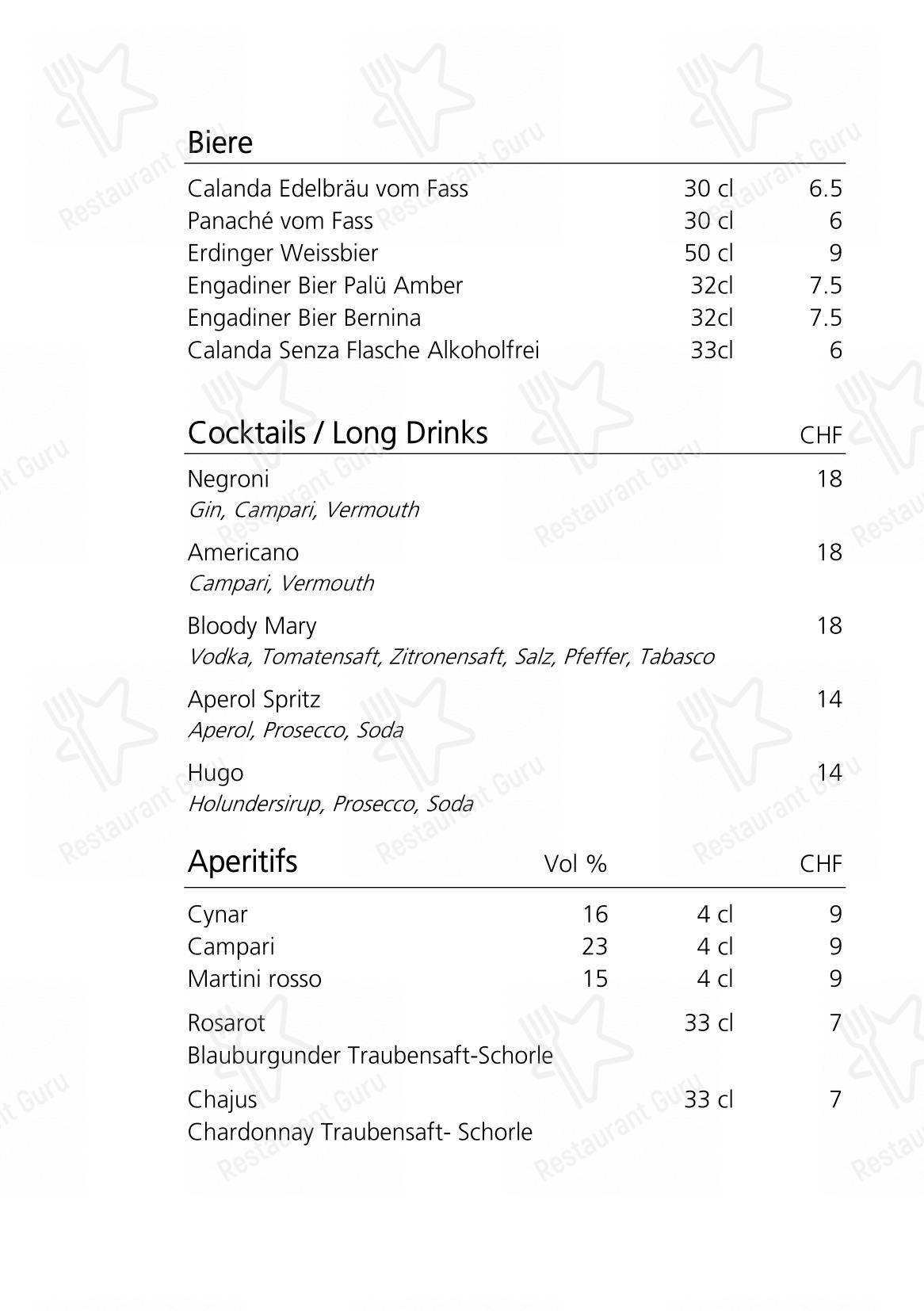 菜单 per Restaurant Acla ristorante