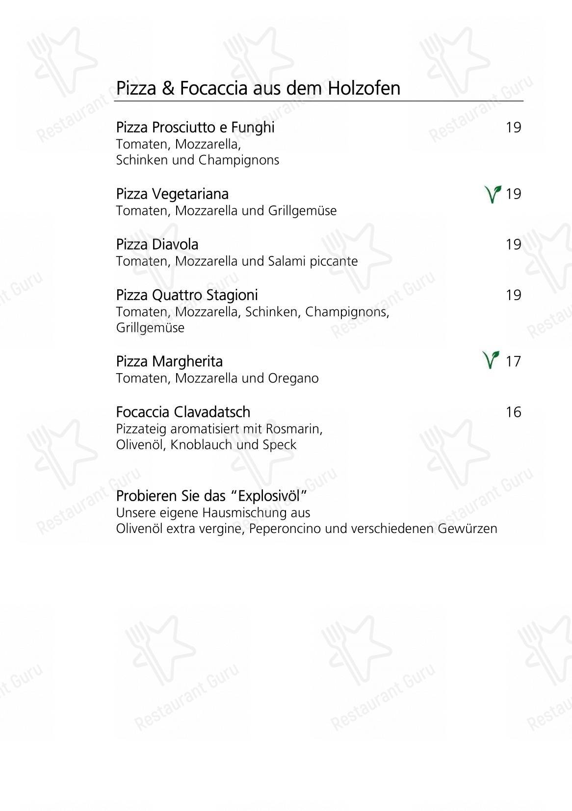 菜单 per Restaurant Acla ristorante