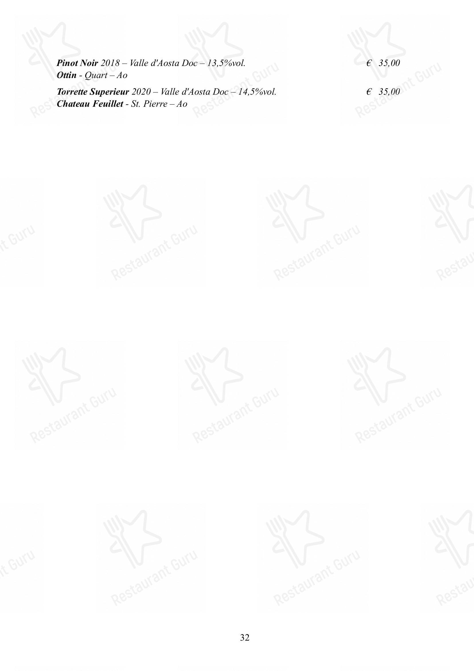 Menu per Albergo Ristorante Alle Codole ristorante