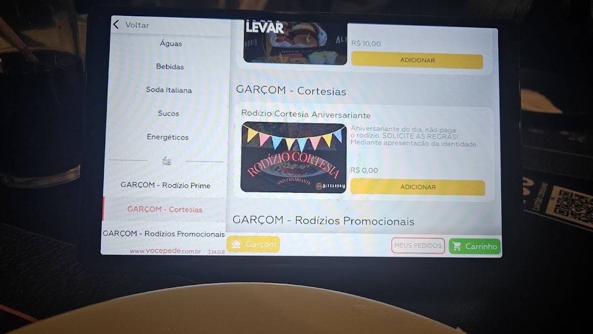 Alexandria Burger Alto Boqueirão cardápio