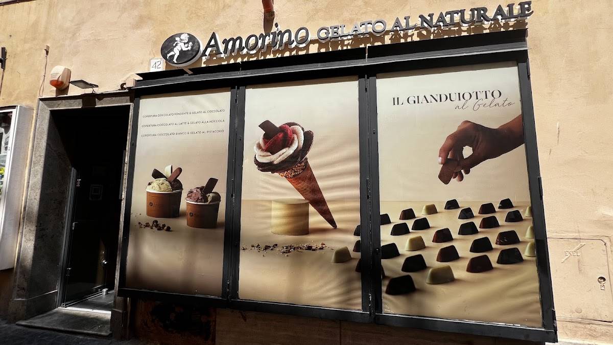 Menu di Amorino Gelato - Roma Trevi 