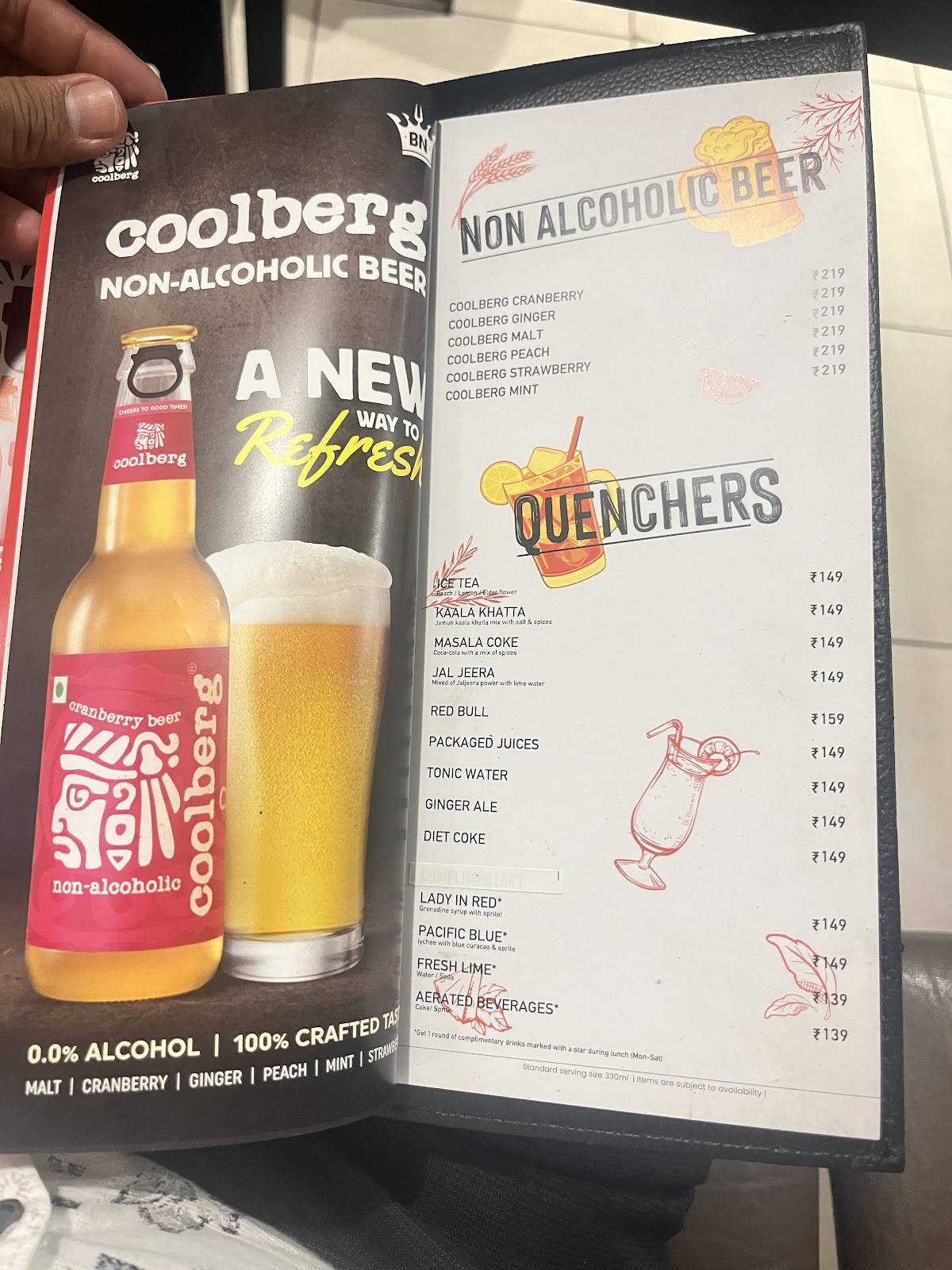 Barbeque Nation menu