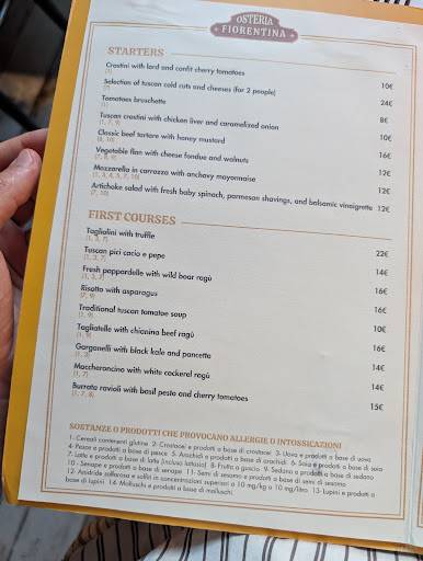 Menu di Belle Donne Bistrot 