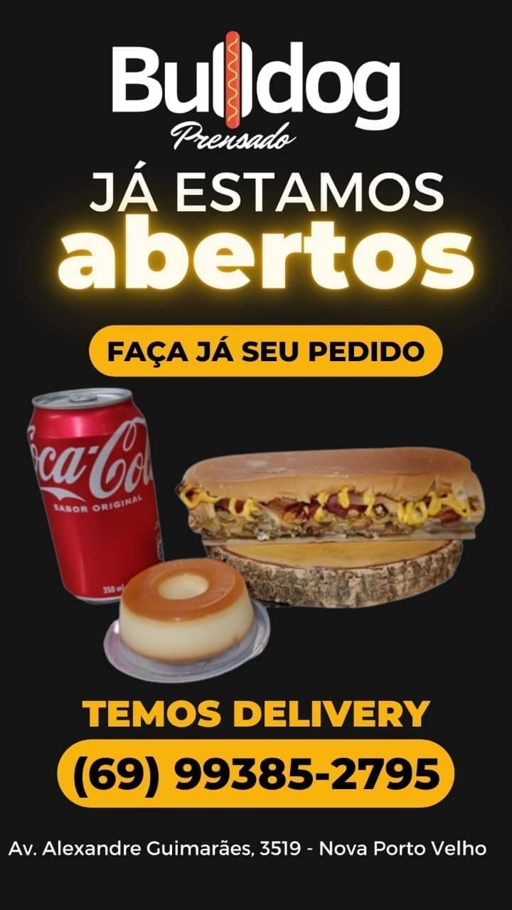Bulldog pvh cardápio