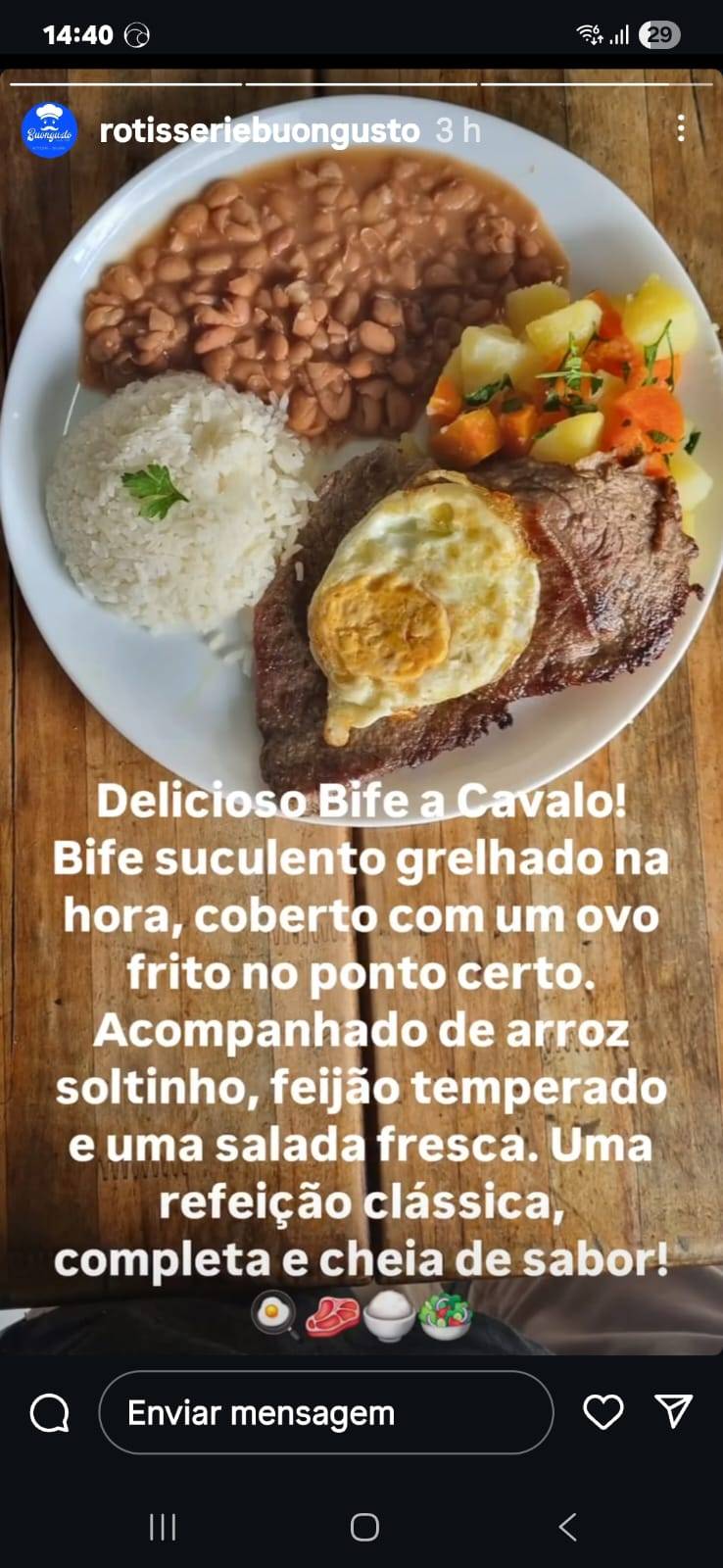 Buongusto Rotisserie São Bernardo do Campo SP cardápio