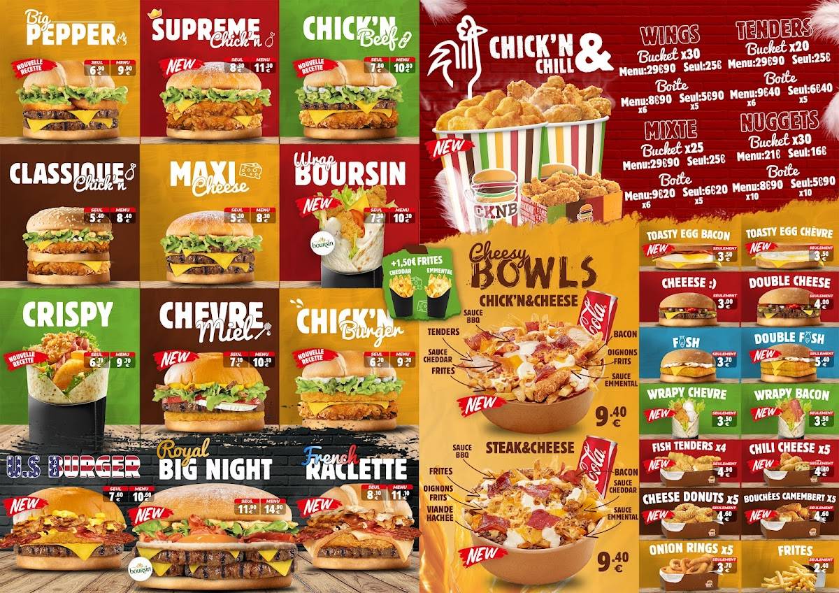 Menu de CKNB DECHY