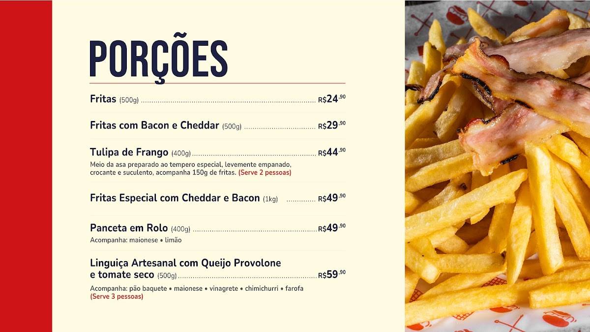 Choriway - Choripan e Espetos cardápio