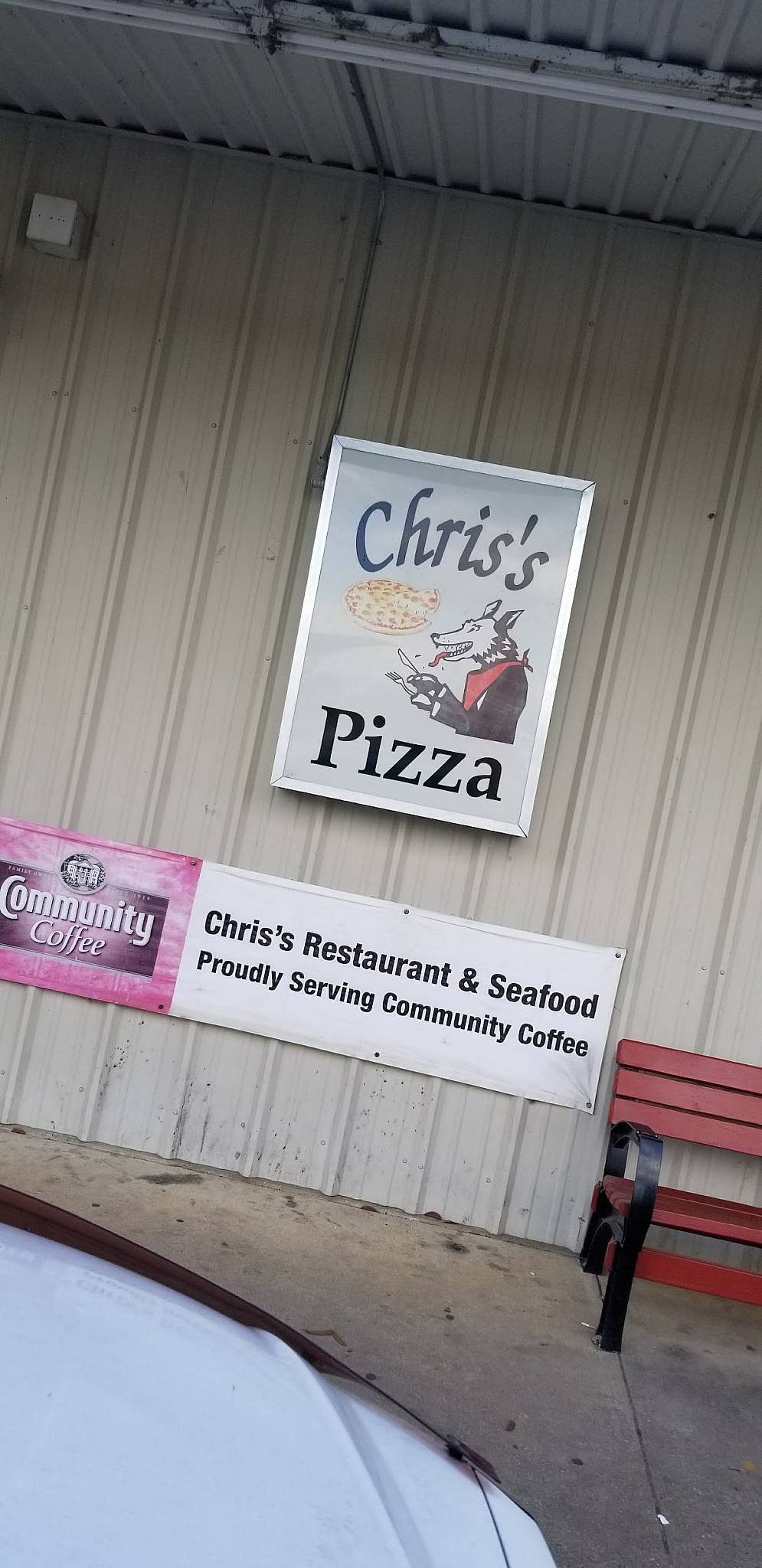 Menu at Chris's Restaurant, Loranger, LA1062