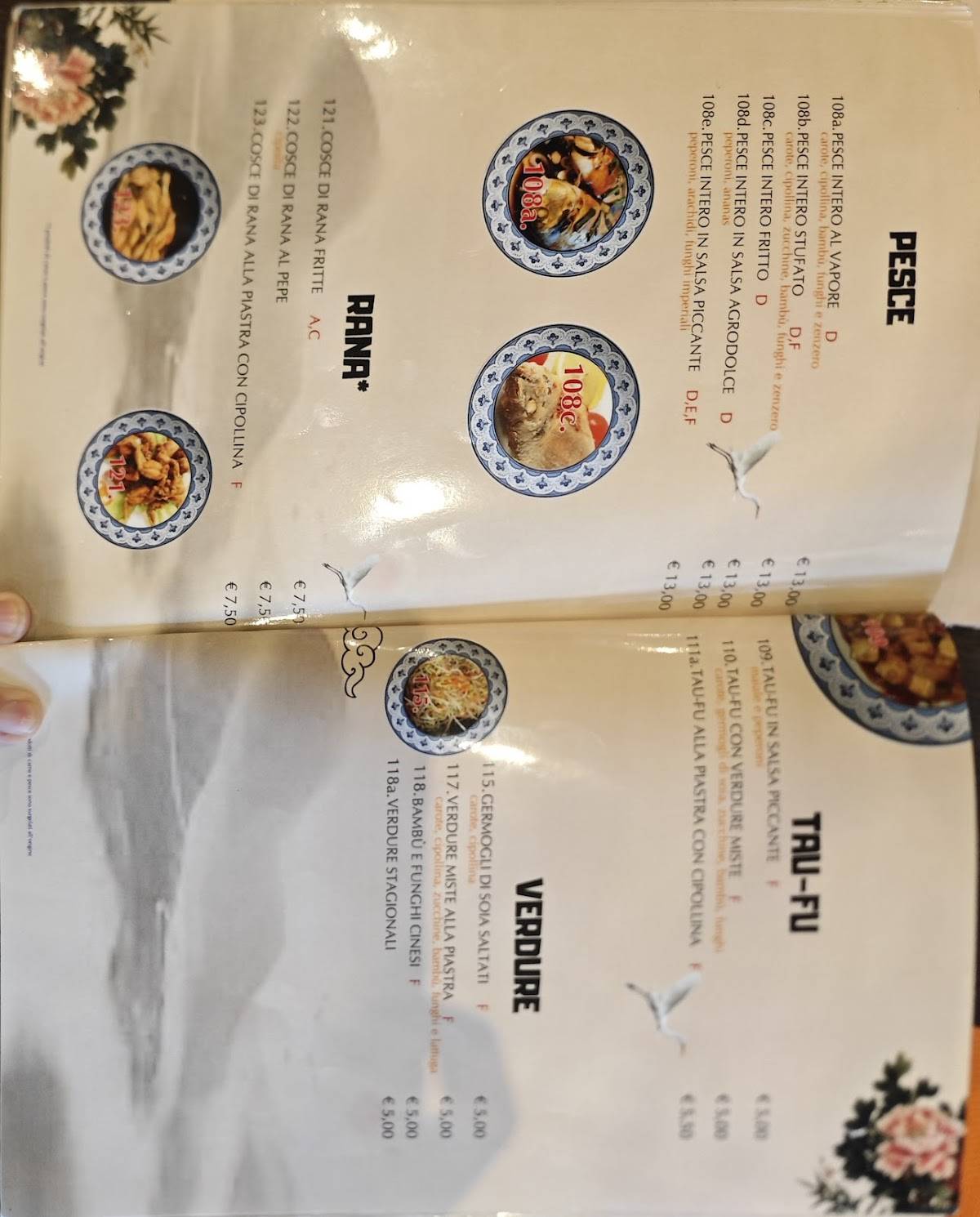 Menu di Città della Primavera 