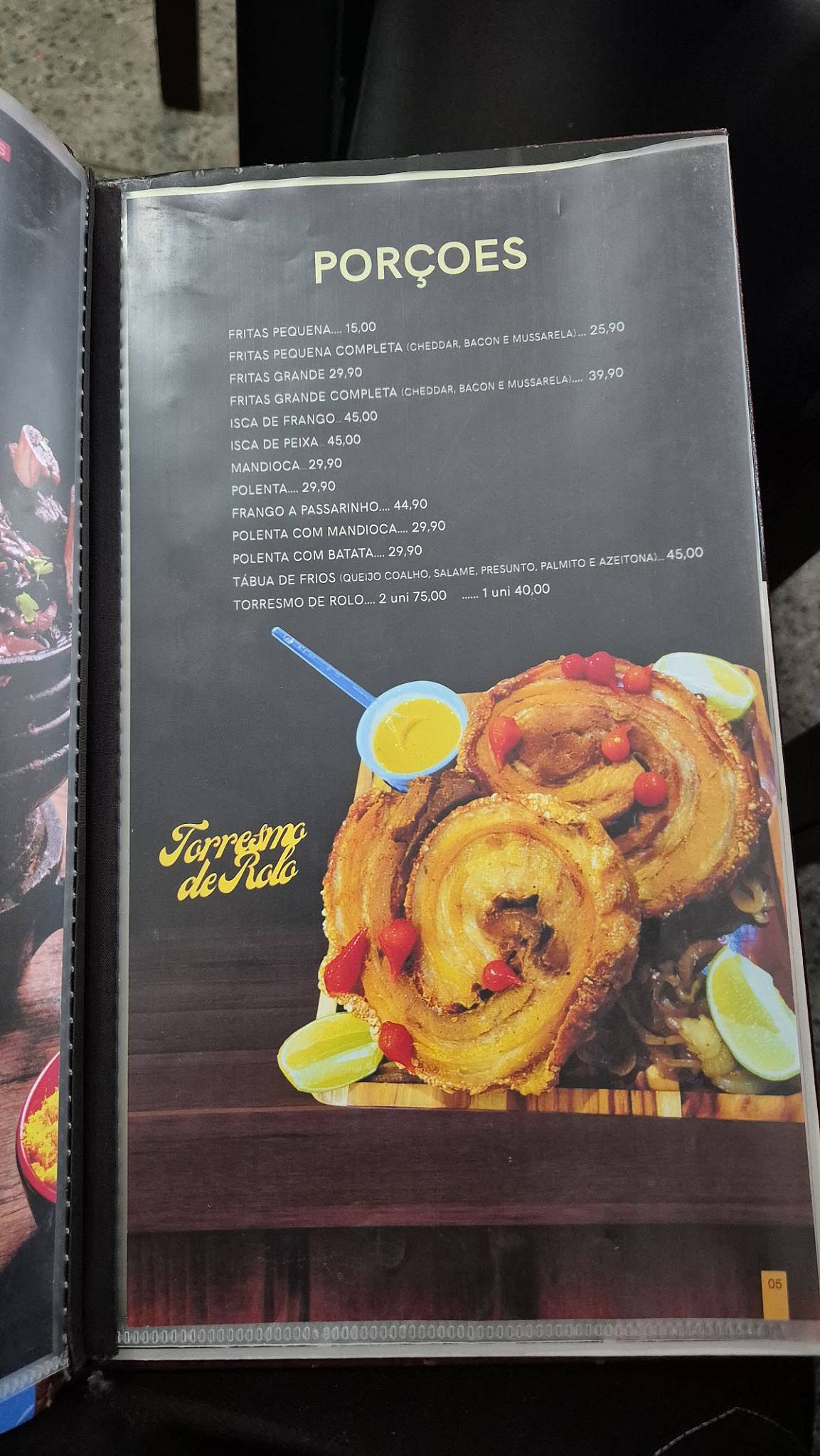 Costelaria e Churrascaria Radial cardápio