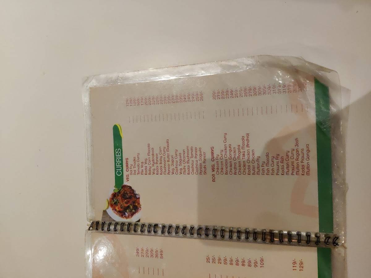 Daawat Family Restaurant menu