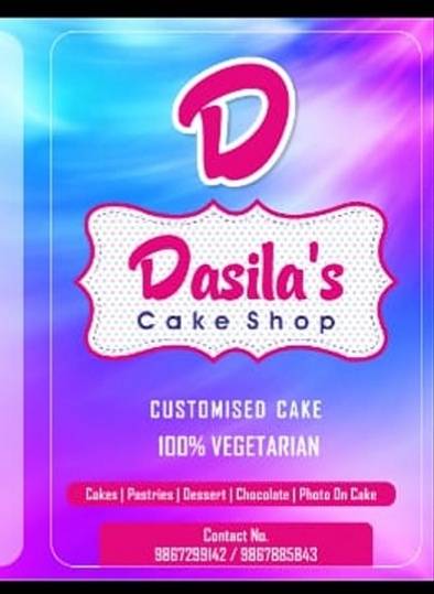 Dasilas cake shop menu