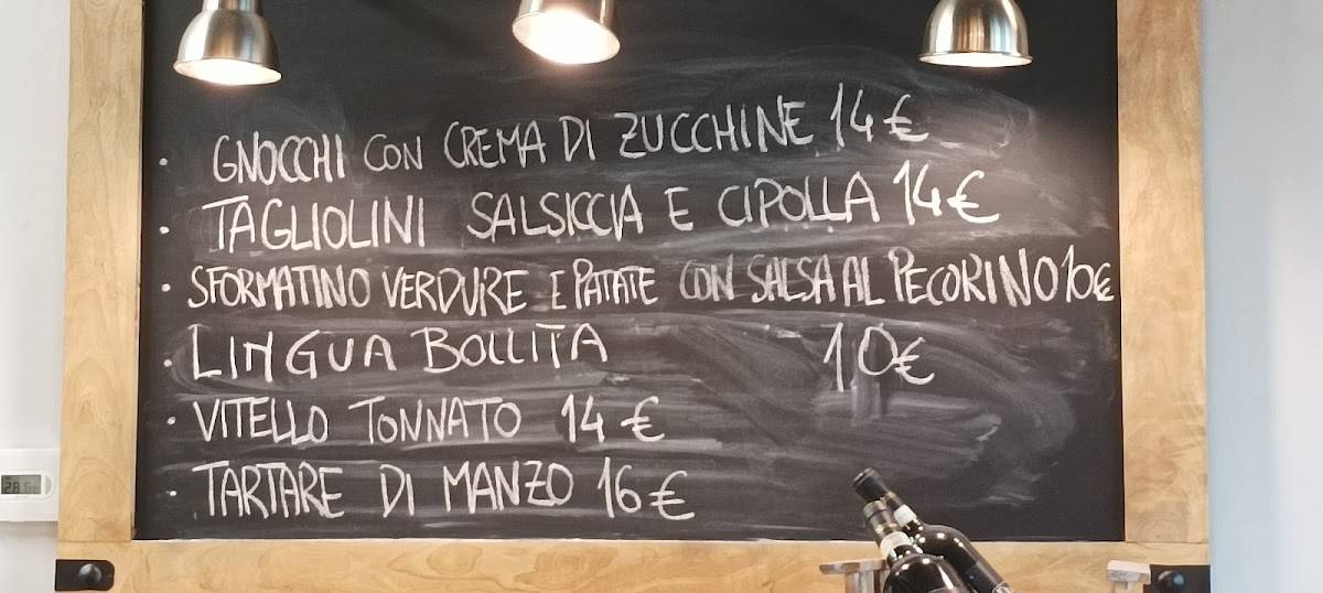 Menu di Degusta Le Fonti a San Giorgio 