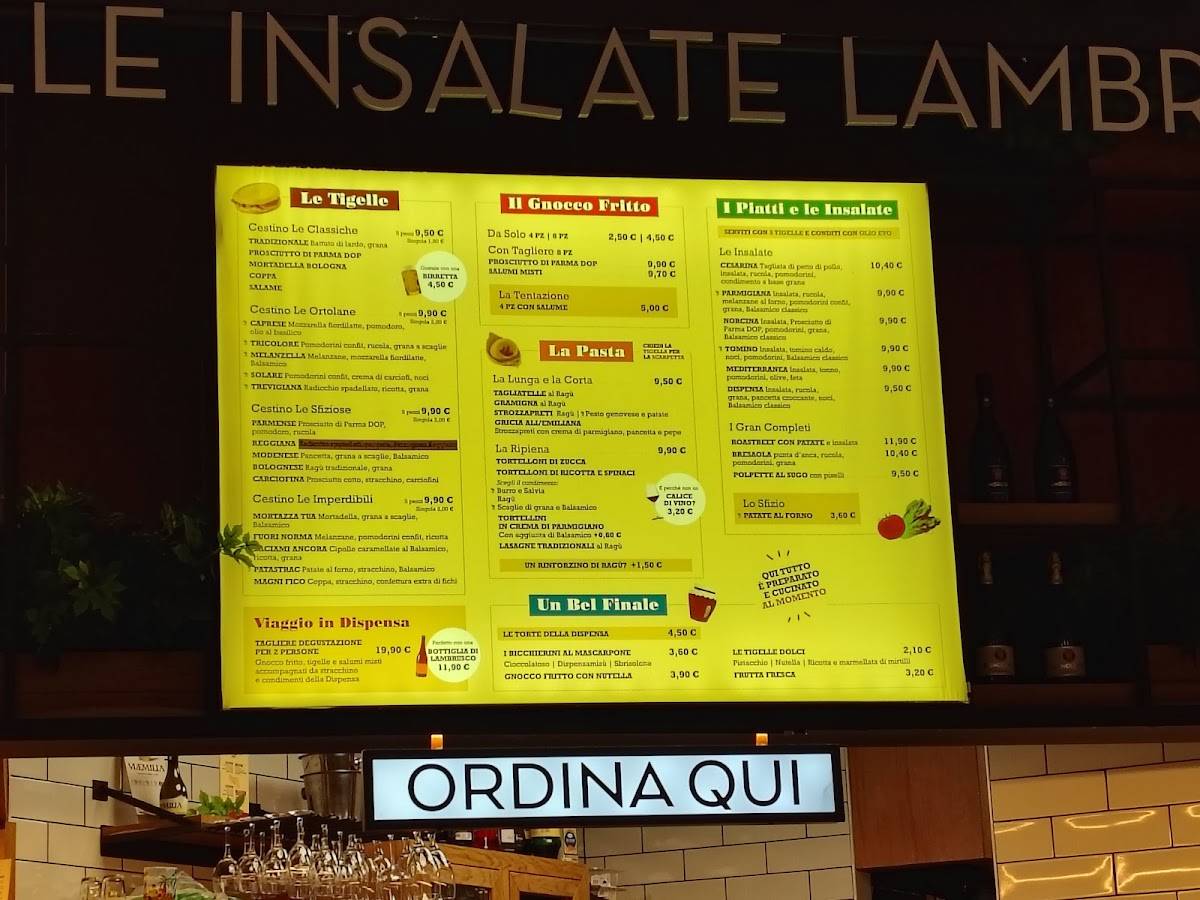 Menu di Dispensa Emilia Rimini Le Befane 