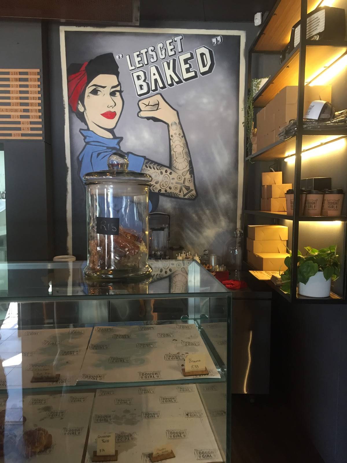 Menu at Dough Girl restaurant, Berea