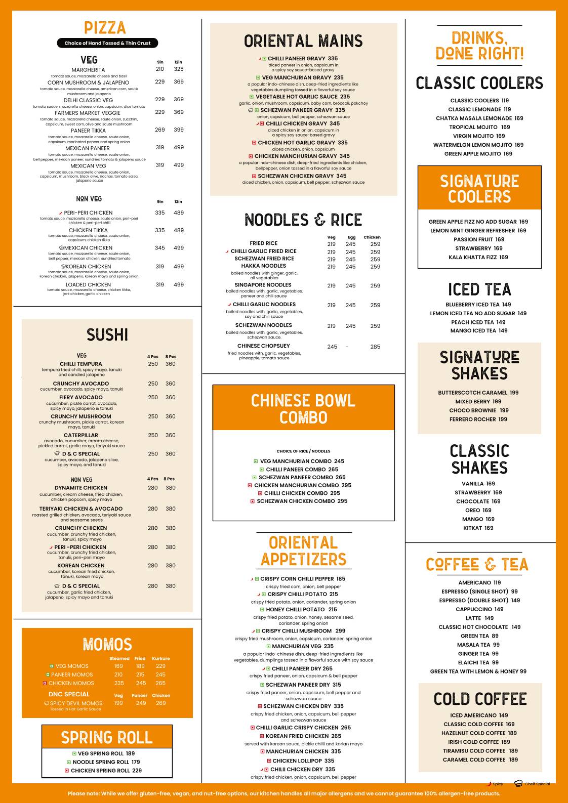 Dough & Cream Vikaspuri New Delhi menu