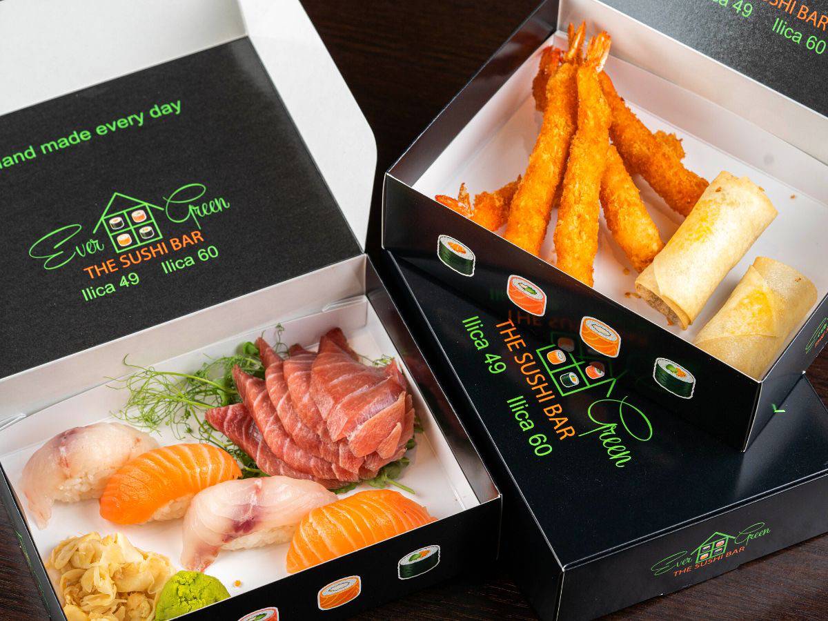 Menu di Evergreen Sushi Bar 