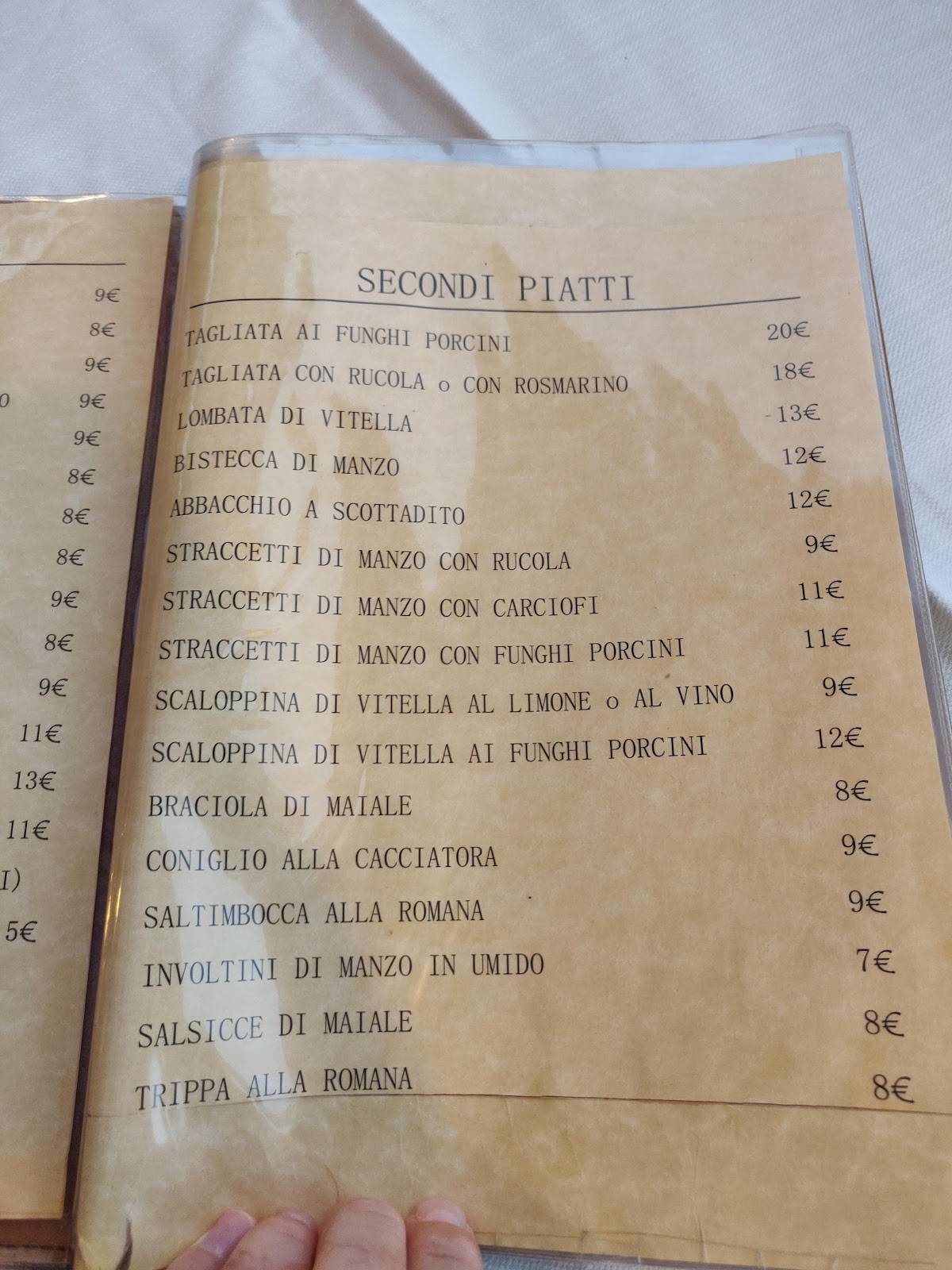 Menu di Pizzeria Forgione 