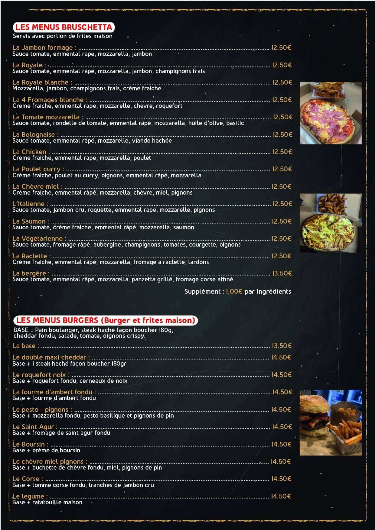 Menu de Fresh Fast Food