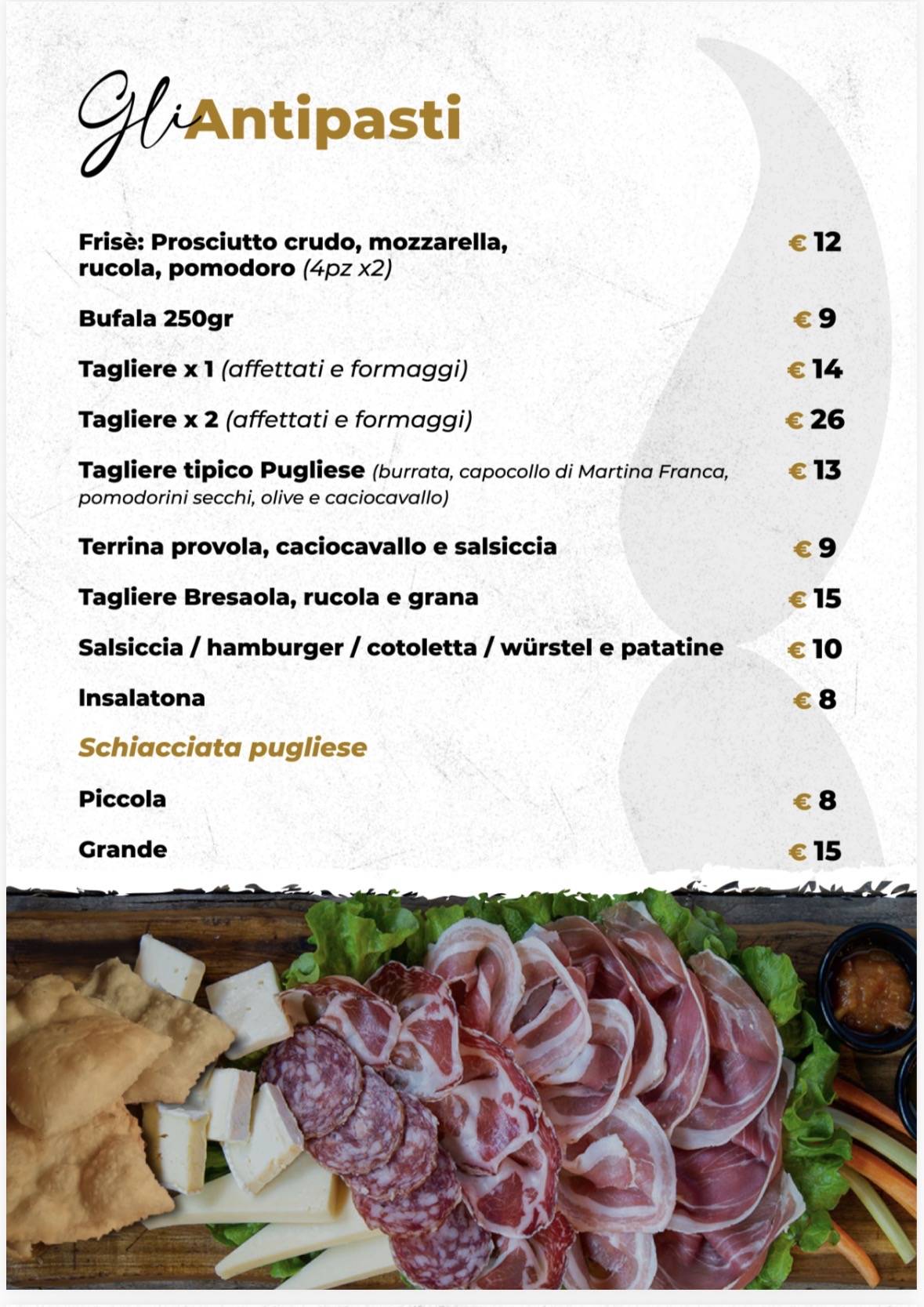 Menu di Giammetta 