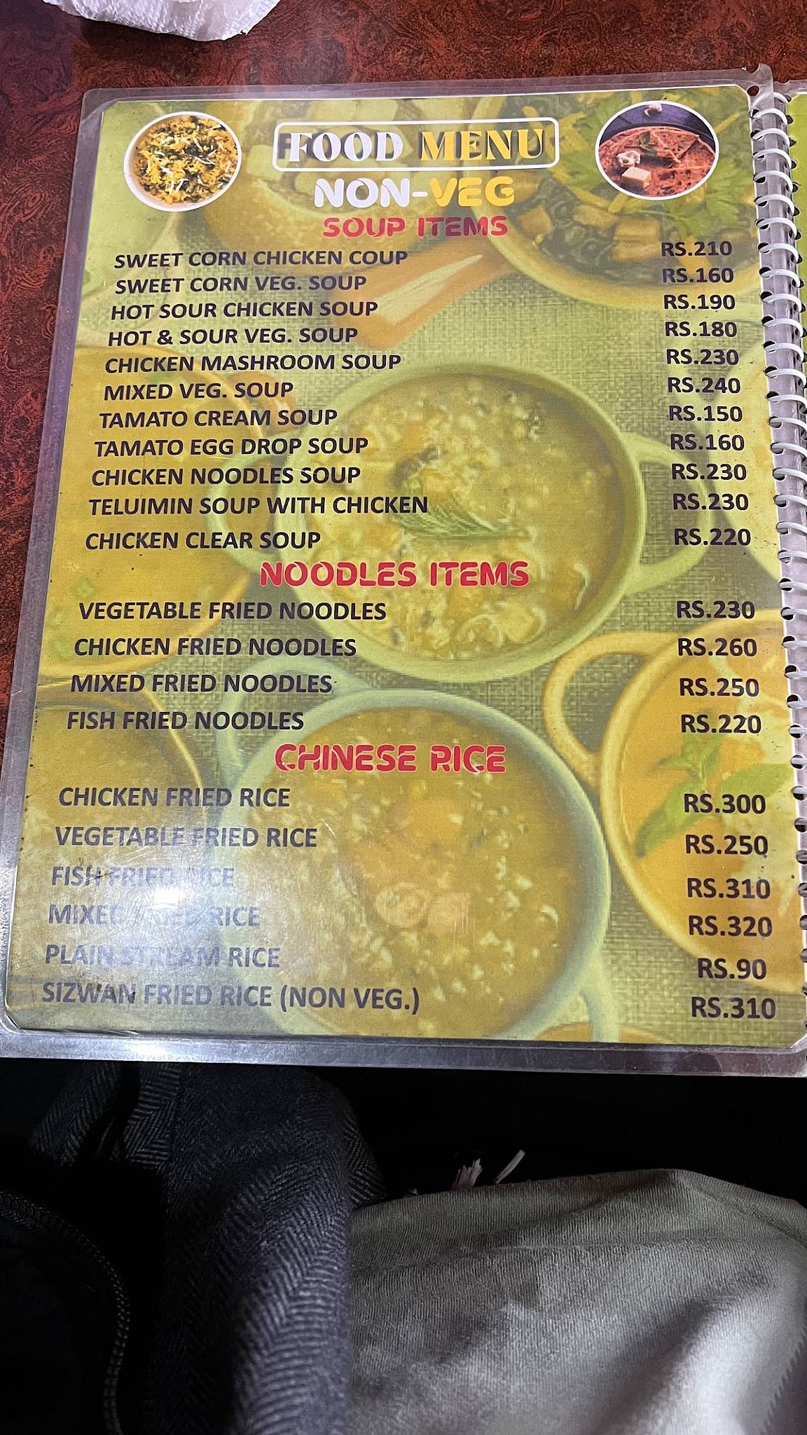 Hill Point Fast Food menu