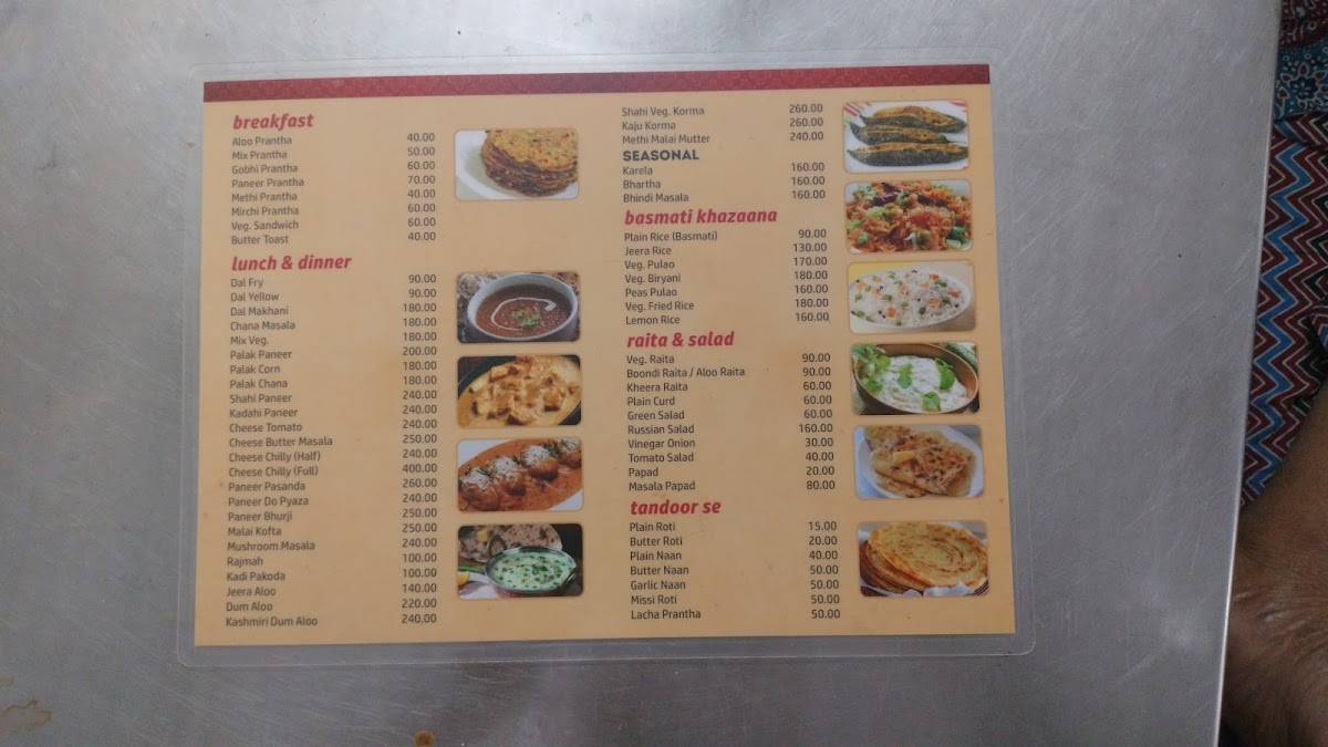 Himalyan Dhaba And Sweets menu