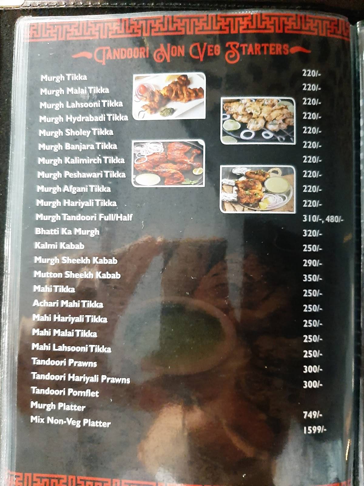 Hotel Canton Bar & Kitchen menu