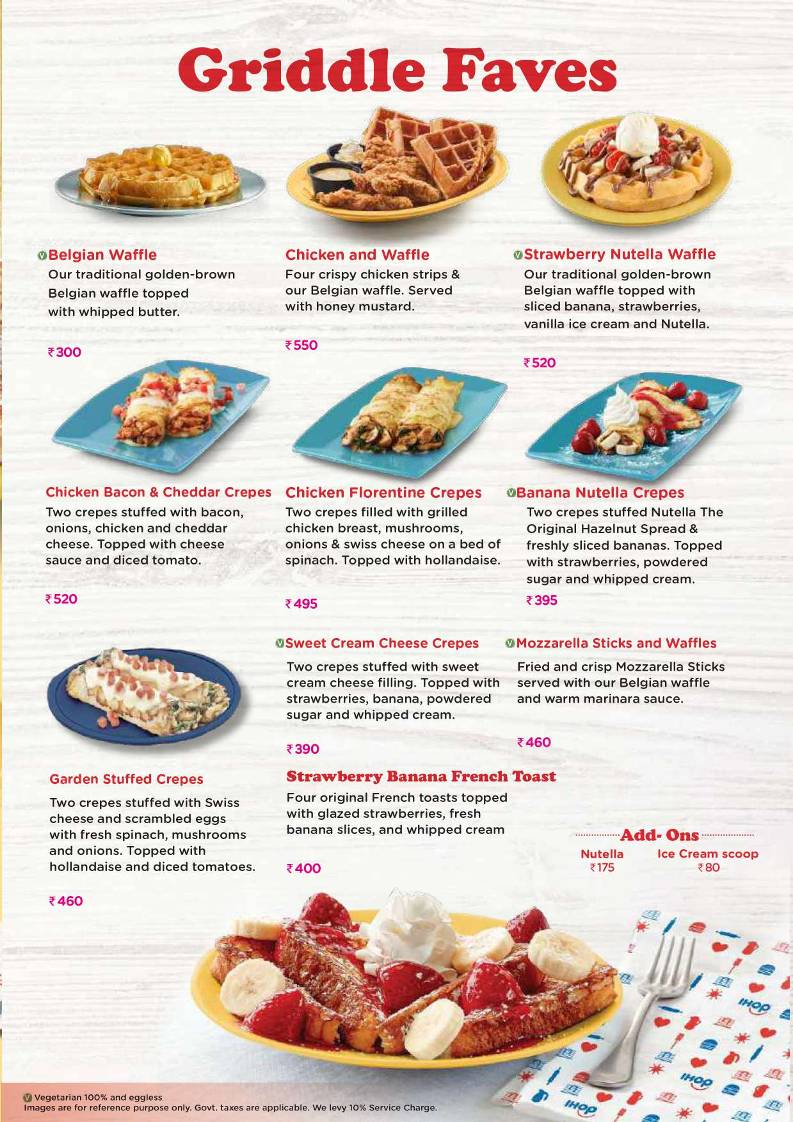 IHOP - American Family Restaurant menu