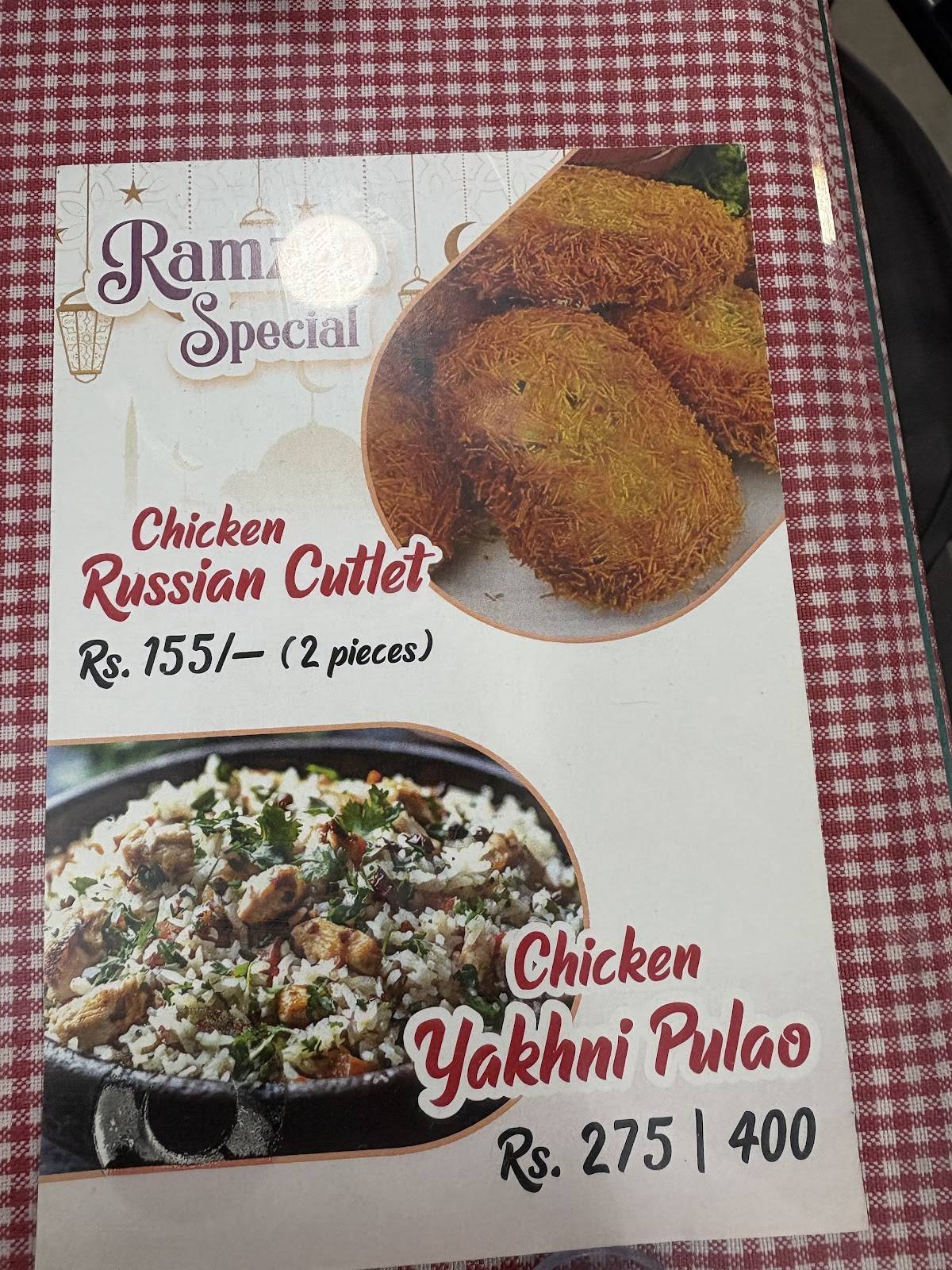 IRANI CAFE - PIMPRI menu