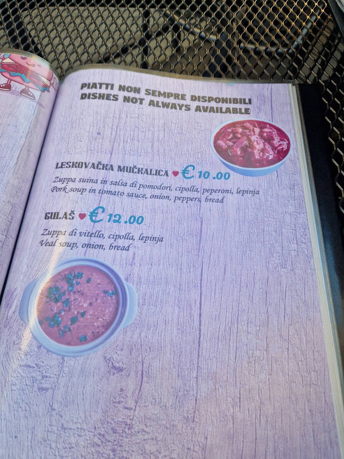Menu di Jufi 