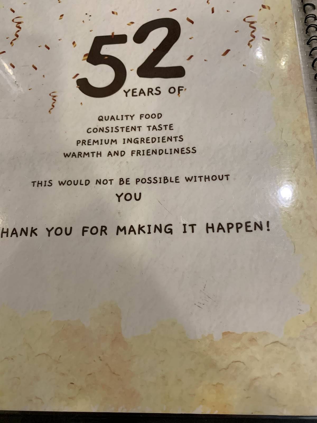 Kamaths Govindashram - Dombivli menu