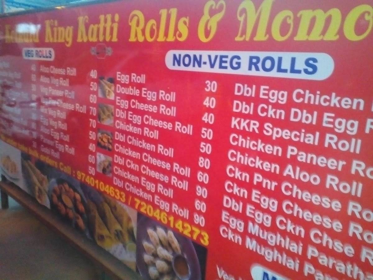Kolkata king menu