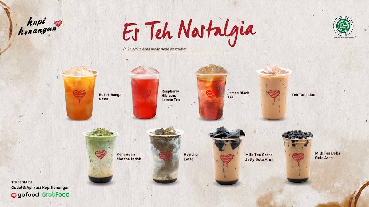 Menu at Kopi Kenangan - Lippo Mall Puri (2), West Jakarta, Lippo Mall