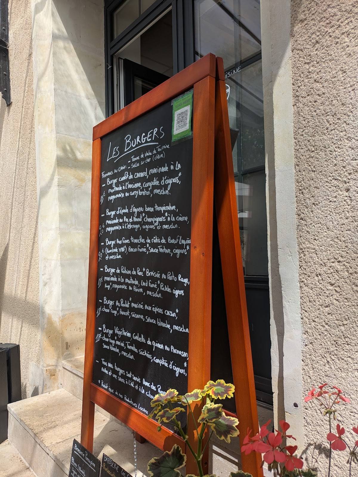 Menu de La Planque
