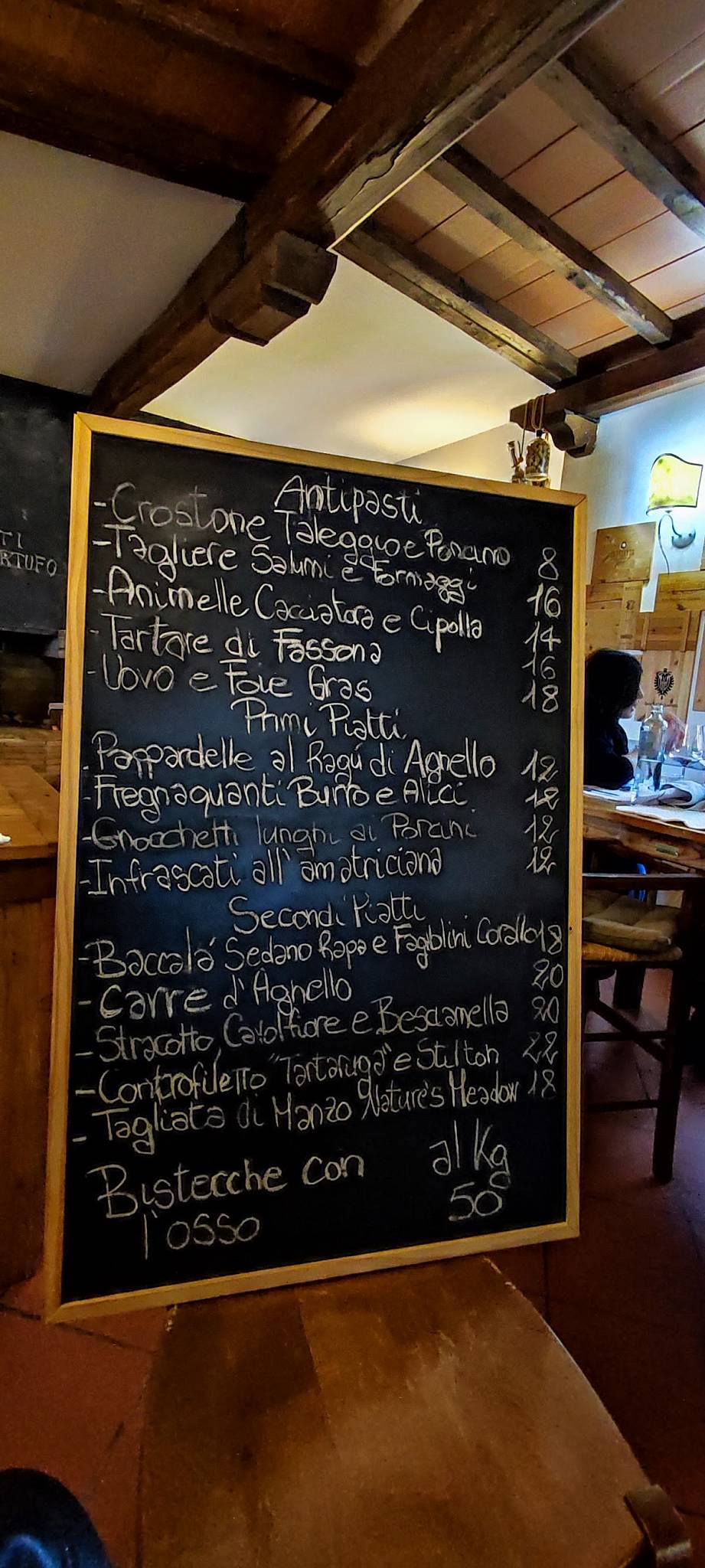 Menu di La Tartaruga 