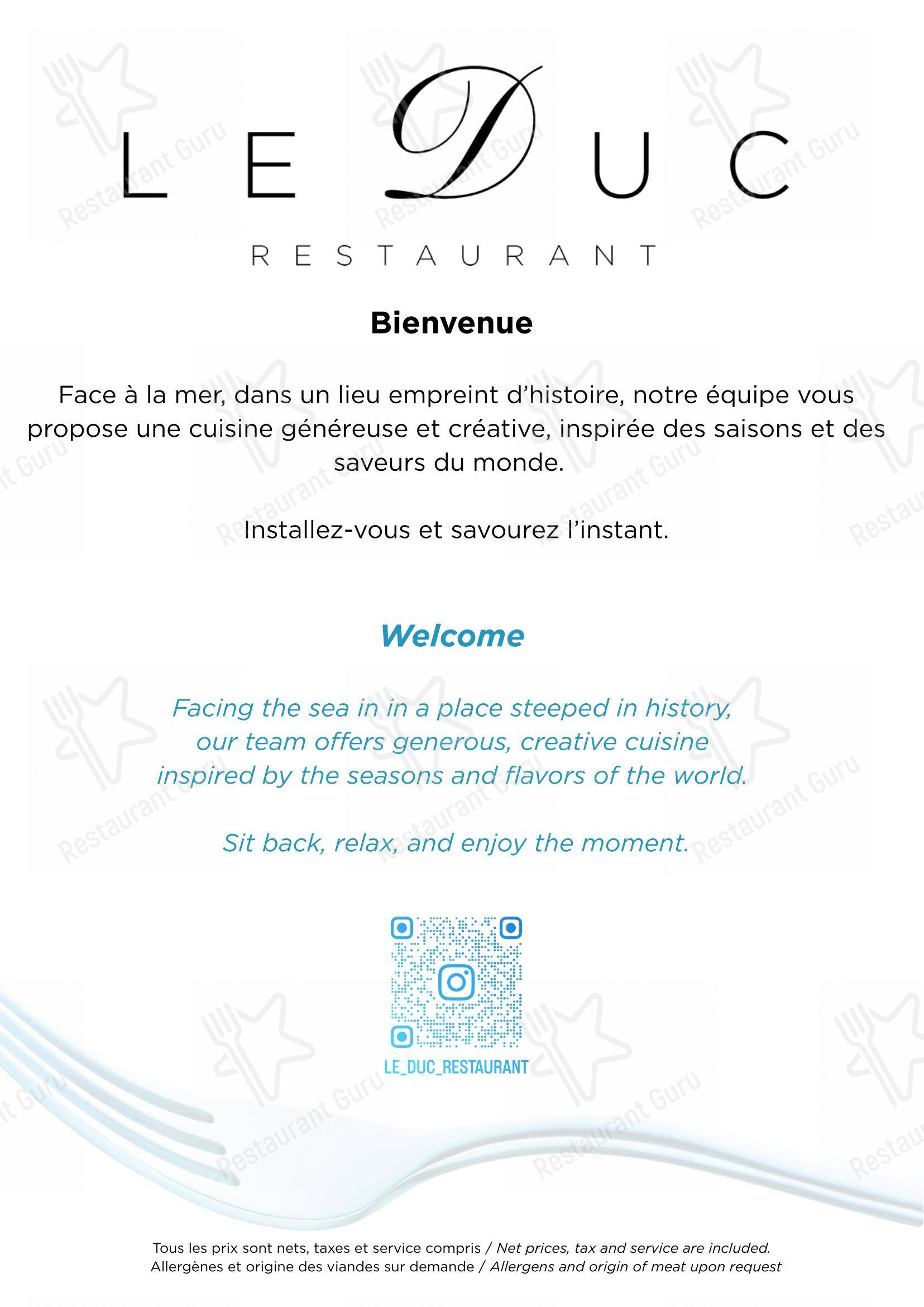 Детское pour Restaurant Le Duc - Nice restaurant