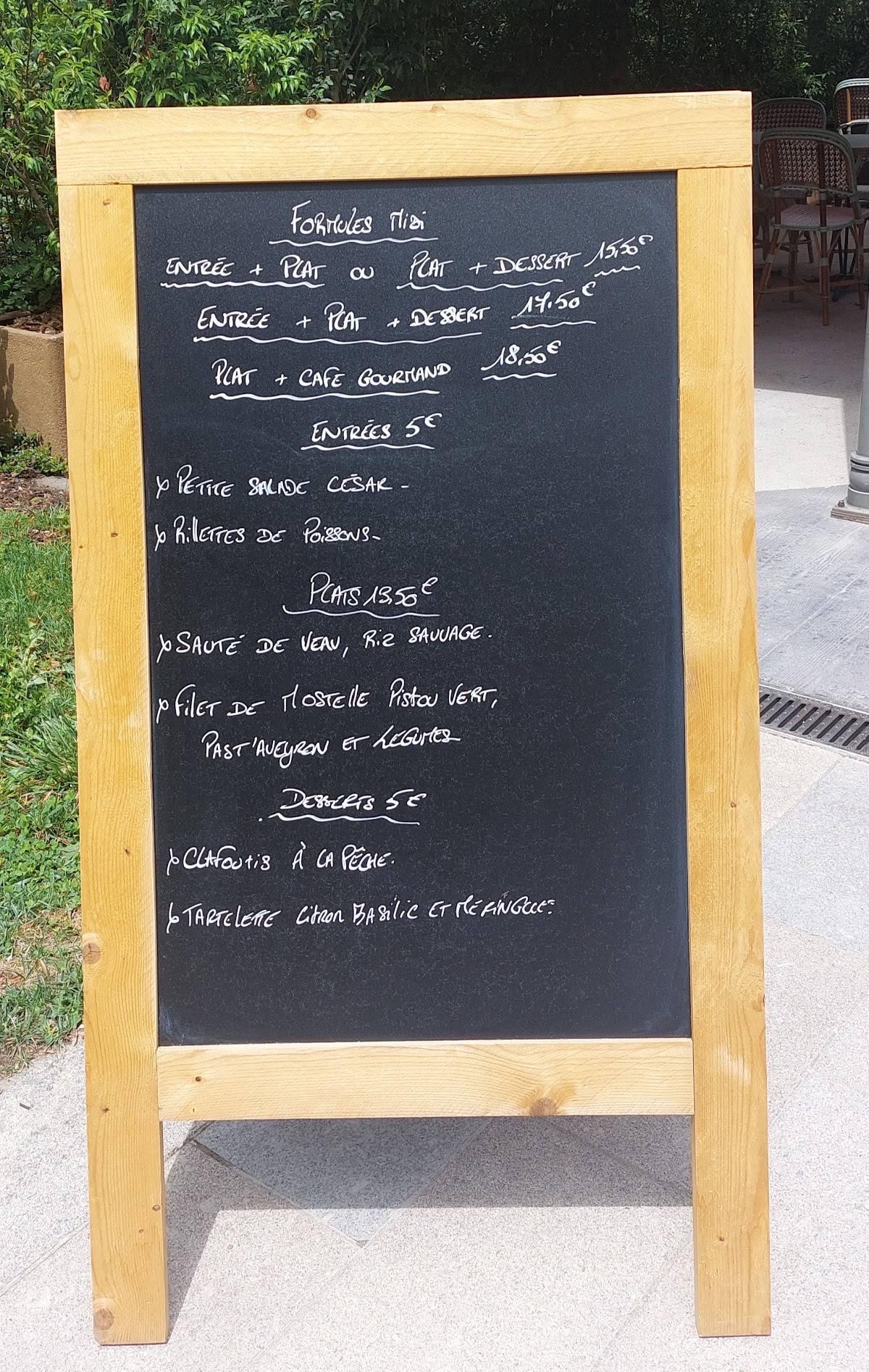 Menu de Le colibri
