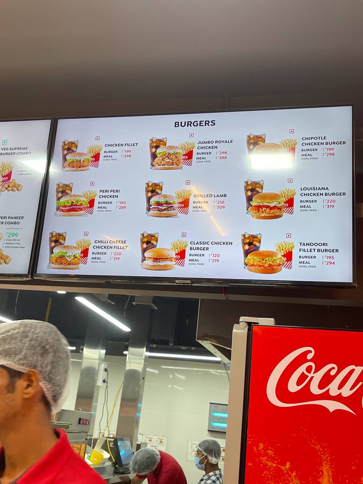 Menu at Leon's Burgers & Wings Manikonda, Hyderabad