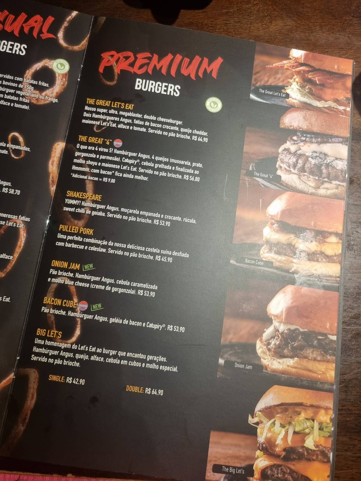 Let's Eat Valinhos cardápio